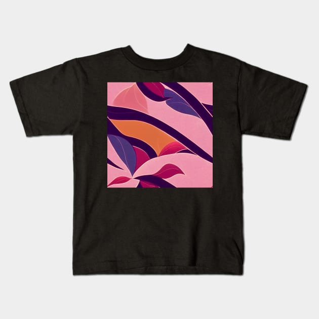 Beautiful Floral pattern, model 16 Kids T-Shirt by Endless-Designs